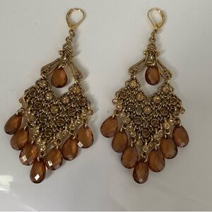 Only "865" Elegant European Chandelier  Crystal Dangle Earrings, New